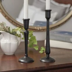 Alternative view of Vintage Candle Holders - Taper Set Of 2