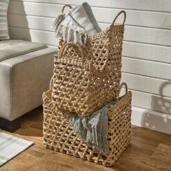 Alternative view of Water Hyacinth Baskets - Set Of 3
