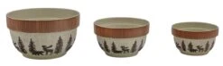 Wilderness Trail Mixing Bowls - Set Of 3