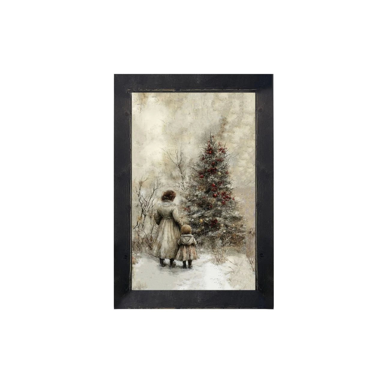 A Walk In Winter - Black Frame 10x16 1 A Walk In Winter - Black Frame 10x16