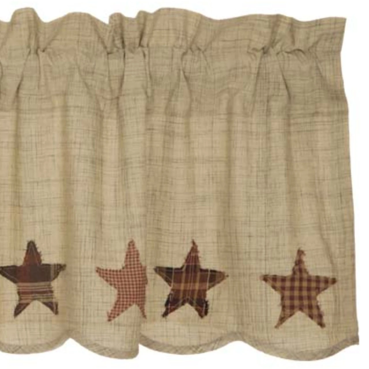 Abilene Star Valance - 72x16 1 Abilene Star Valance - 72x16