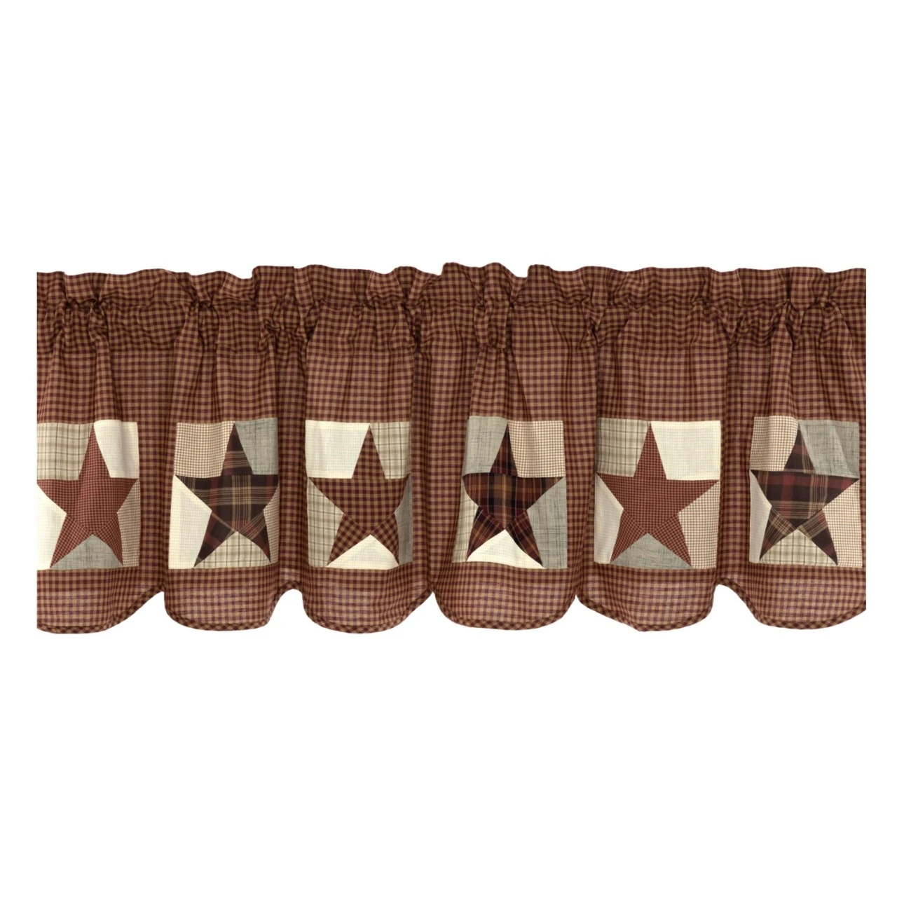 Abilene Star Valance - Patch Block 72x20 2 Abilene Star Valance - Patch Block 72x20 - Image 2