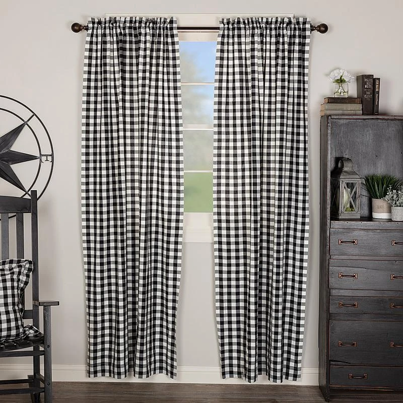 Annie Buffalo Check Black Panels - 80x84 5 Annie Buffalo Check Black Panels - 80x84 - Image 5