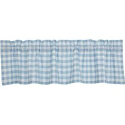 Alternative view of Annie Buffalo Check Blue Valance - 60x16