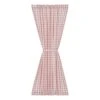 Annie Buffalo Check Coral Door Panel - 40x72