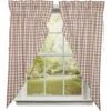 Annie Buffalo Check Portabella Prairie Gathered Curtains - 72x63