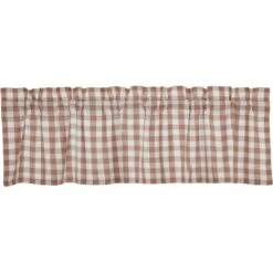 Alternative view of Annie Buffalo Check Portabella Valance - 60x16
