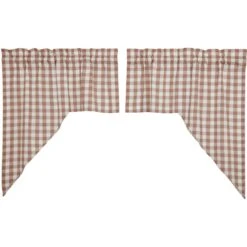 Alternative view of Annie Buffalo Check Portabello Swags - 72x36