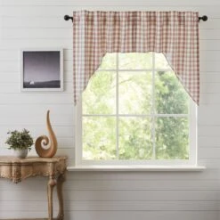Annie Buffalo Check Portabello Swags - 72x36 6 Annie Buffalo Check Portabello Swags - 72x36 -Country Home Decor Store annie buffalo check portabello swags 72x36 810055893157 image3 01608.1754105211