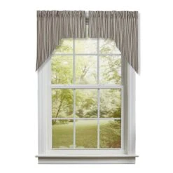Ashmont Ticking Stripe Swags - 72x36