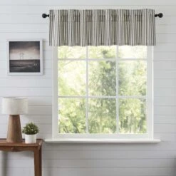 Ashmont Ticking Stripe Valance - 72x16 6 Ashmont Ticking Stripe Valance - 72x16 -Country Home Decor Store ashmont ticking stripe valance 72x16 810055895083 image3 26952.1754085477