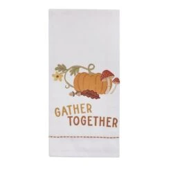 Autumn Meadow Gather Decorative Dishtowels - Set Of 2