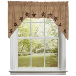 Bingham Star Swags - Applique Star 72x36