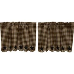 Alternative view of Black Star Tiers - Scalloped 72x24