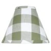 Buffalo Check Sage Lamp Shade - 10"
