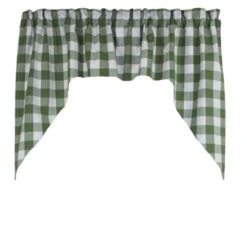 Alternative view of Buffalo Check Sage Swags - 72x36