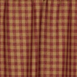 Burgundy Check Swags - 72x36 7 Burgundy Check Swags - 72x36 -Country Home Decor Store burgundy check swags 72x36 841985081307 image4 68671.1754079303