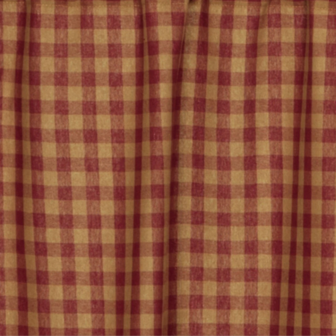 Burgundy Check Swags - 72x36 4 Burgundy Check Swags - 72x36 - Image 4