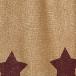 Burlap Natural Burgundy Stars Panels - 72x63 7 Burlap Natural Burgundy Stars Panels - 72x63 -Country Home Decor Store burlap natural burgundy stars panels 72x63 840528125706 image4 15562.1754080047