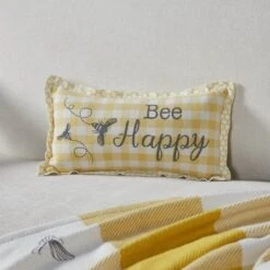 Buzzy Bees Bee Happy Pillow - 7x13 4 Buzzy Bees Bee Happy Pillow - 7x13 -Country Home Decor Store buzzy bees bee happy pillow 7x13 840233925080 image2 65104.1754097023