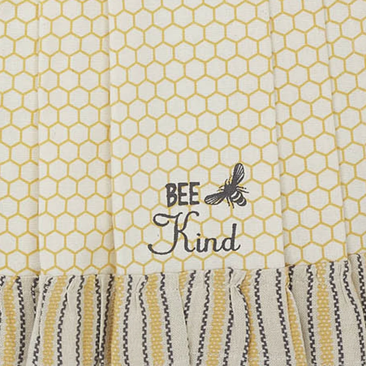 Buzzy Bees Button Loop Tea Towels - Set Of 3 5 Buzzy Bees Button Loop Tea Towels - Set Of 3 - Image 5