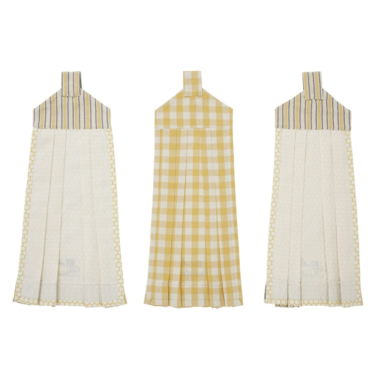 Buzzy Bees Button Loop Tea Towels - Set Of 3 6 Buzzy Bees Button Loop Tea Towels - Set Of 3 - Image 6