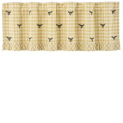 Alternative view of Buzzy Bees Ruffled Valance - 60x18