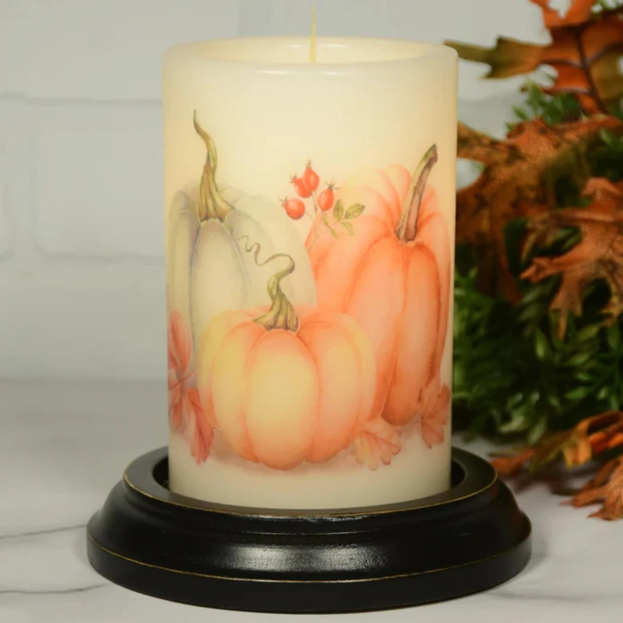 Candle Sleeve - Autumn Harvest Pumpkin Antique Vanilla 2 Candle Sleeve - Autumn Harvest Pumpkin Antique Vanilla - Image 2