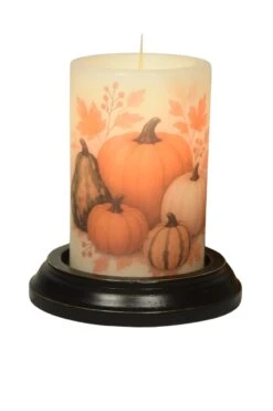 Candle Sleeve - Fall Pumpkins & Gourds Vanilla