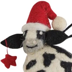 Christmas Cow Felt Ornaments - Set Of 2 5 Christmas Cow Felt Ornaments - Set Of 2 -Country Home Decor Store christmas cow felt ornaments set of 2 762242077355 image3 77213.1761242407