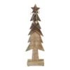 Christmas Tree Wooden Natural Figurine - 5x16