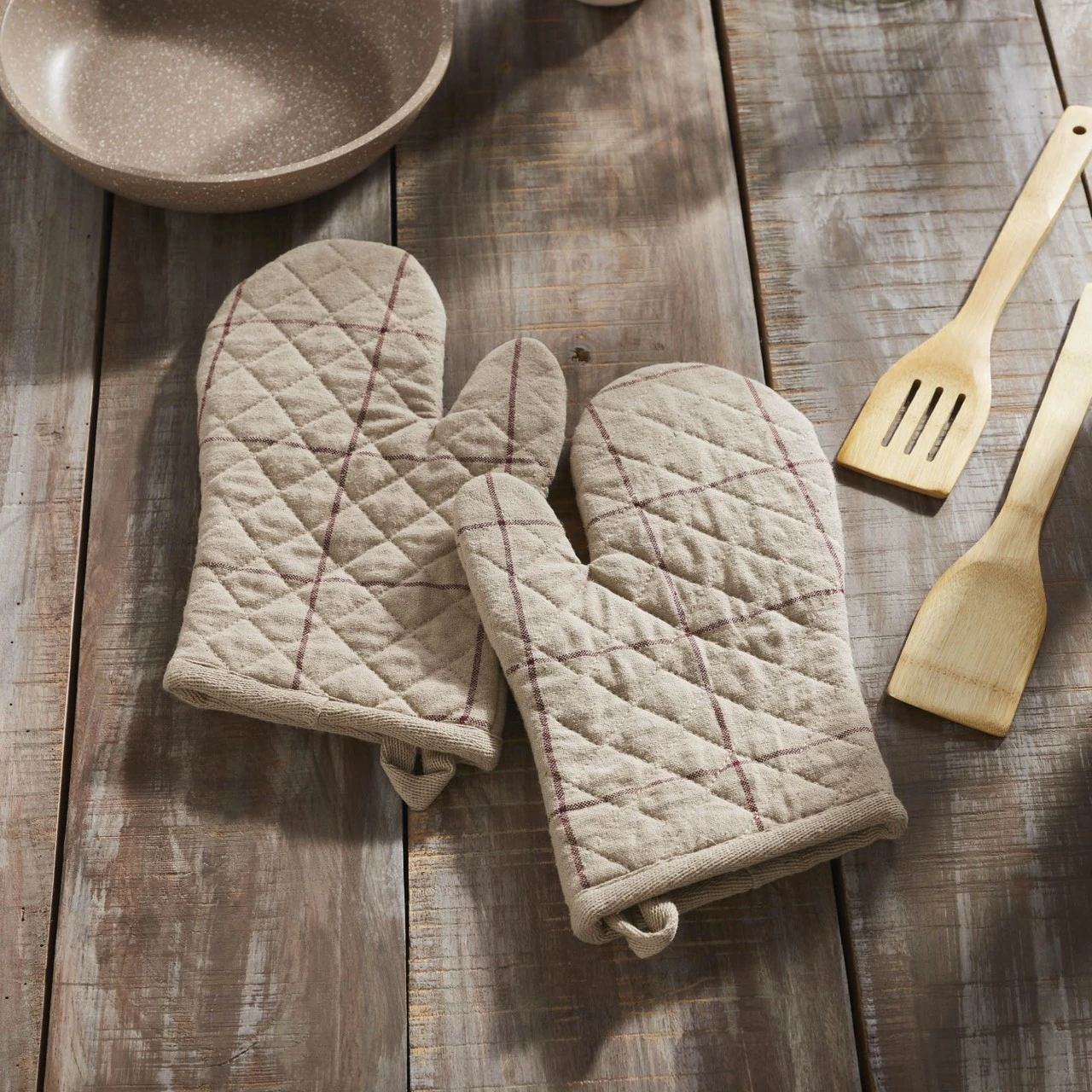 Connell Oven Mitts - Set Of 2 2 Connell Oven Mitts - Set Of 2 - Image 2