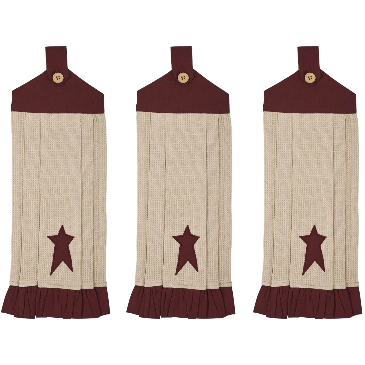 Connell Tab Towels - Set Of 3 1 Connell Tab Towels - Set Of 3