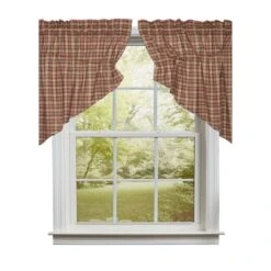 Crosswoods Prairie Gathered Curtains - 72x36