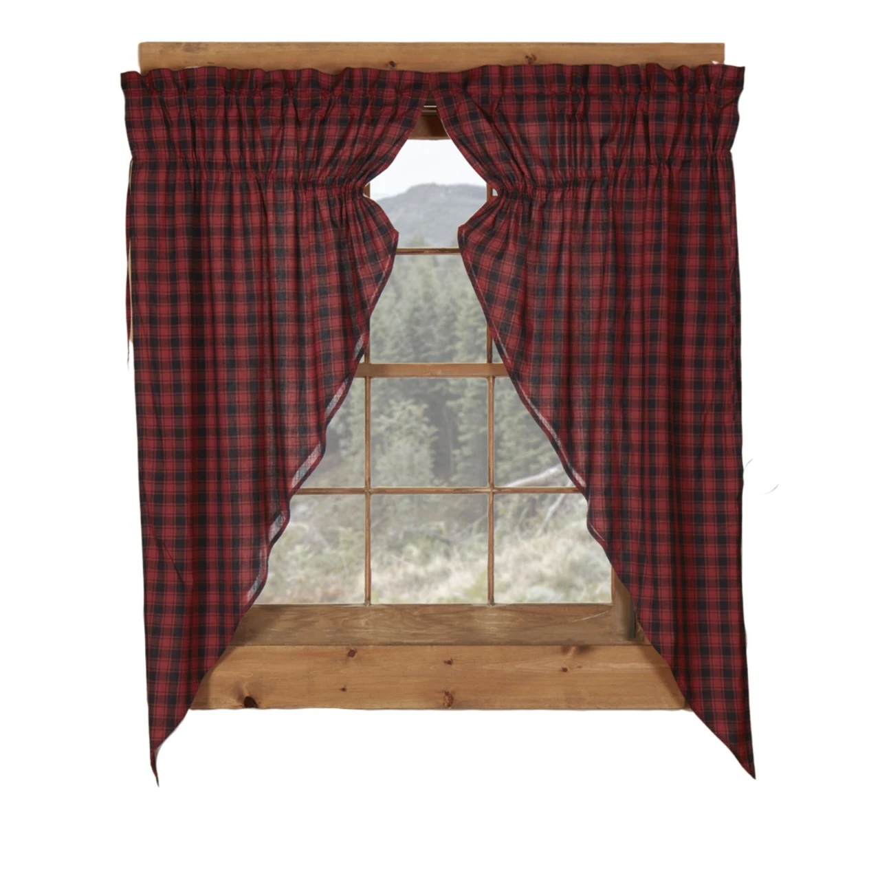 Cumberland By VHC Prairie Gathered Curtains - 72x63 1 Cumberland By VHC Prairie Gathered Curtains - 72x63