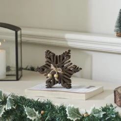Dark Wooden Snowflake - 7.75x7.75 4 Dark Wooden Snowflake - 7.75x7.75 -Country Home Decor Store dark wooden snowflake 7 75x7 75 840233945880 image2 68749.1762876578