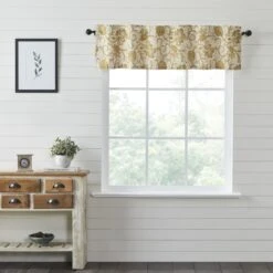 Dorset Gold Floral Valance - 60x16 8 Dorset Gold Floral Valance - 60x16 -Country Home Decor Store dorset gold floral valance 60x16 840233904641 image4 86060.1754094349