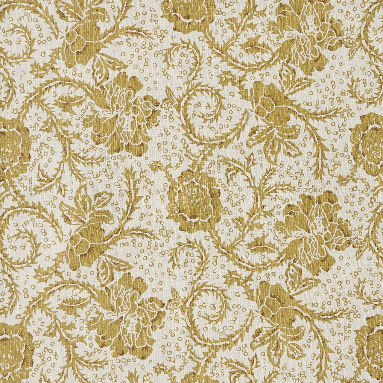 Dorset Gold Floral Valance - 60x16 5 Dorset Gold Floral Valance - 60x16 - Image 5