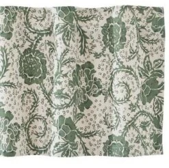 Dorset Green Floral Valance - 60x16