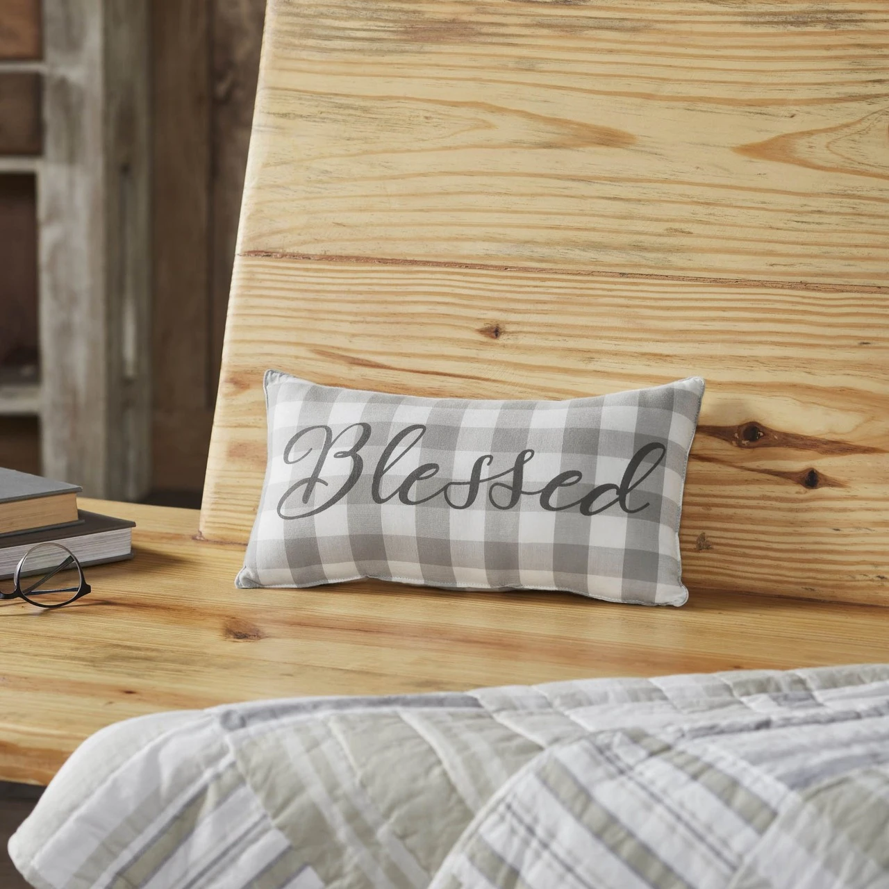 Finders Keepers Blessed Pillow - 7x13 2 Finders Keepers Blessed Pillow - 7x13 - Image 2