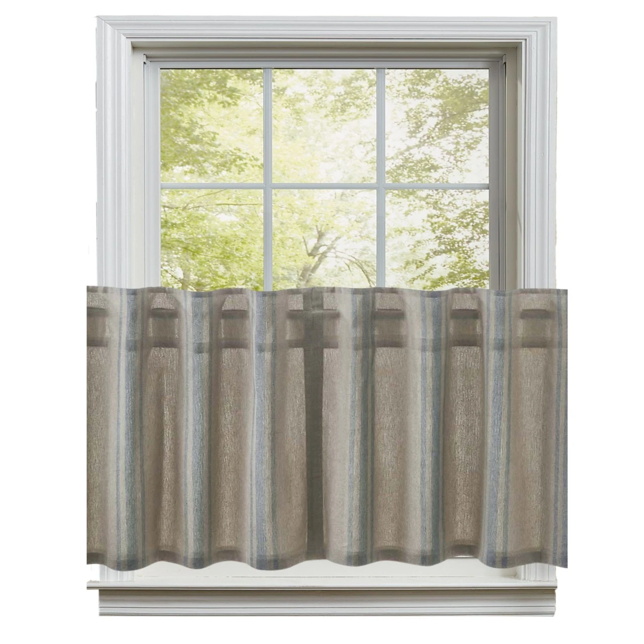 Grain Sack Blue Tiers - 72x24 1 Grain Sack Blue Tiers - 72x24