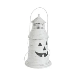 Halloween Lantern Tealight Holder - Antique White 7 Halloween Lantern Tealight Holder - Antique White -Country Home Decor Store halloween lantern tealight holder antique white 840233944760 image4 71170.1755532256