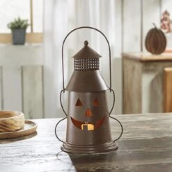 Halloween Lantern Tealight Holder - Bronze -Country Home Decor Store halloween lantern tealight holder bronze 840233944753 image2 69442.1755534058