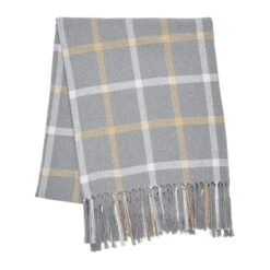 Harvest Blessings Plaid Woven Throw - 50x60 -Country Home Decor Store harvest blessings plaid woven throw 50x60 840233935928 image2 08809.1754101741