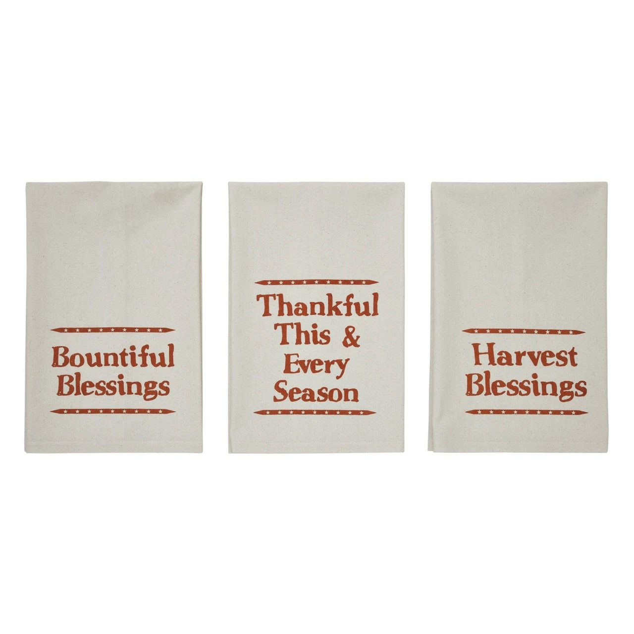 Harvest Blessings Tea Towels - 19x28 Set Of 3 1 Harvest Blessings Tea Towels - 19x28 Set Of 3