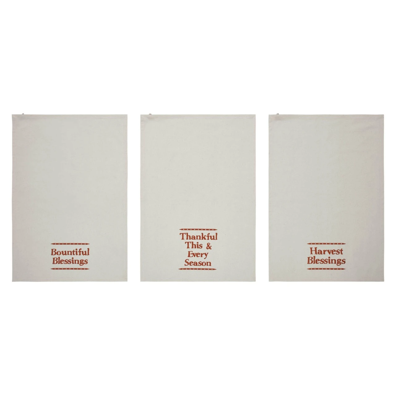 Harvest Blessings Tea Towels - 19x28 Set Of 3 3 Harvest Blessings Tea Towels - 19x28 Set Of 3 - Image 3