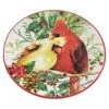Holiday Cardinal Love Dessert Plates - Set Of 4