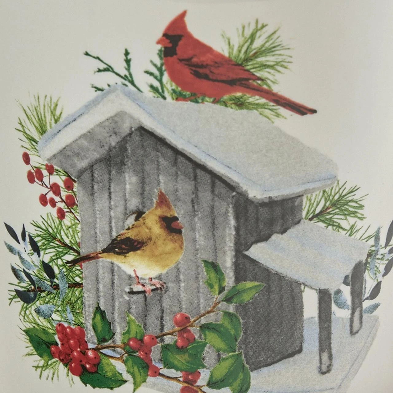Holiday Cardinal Love Mugs - Set Of 4 3 Holiday Cardinal Love Mugs - Set Of 4 - Image 3
