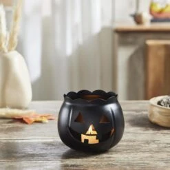 Jack O Lantern Candle Holder - Black 5.25x4.25 5 Jack O Lantern Candle Holder - Black 5.25x4.25 -Country Home Decor Store jack o lantern candle holder black 5 25x4 25 840233944838 image2 96976.1755540043