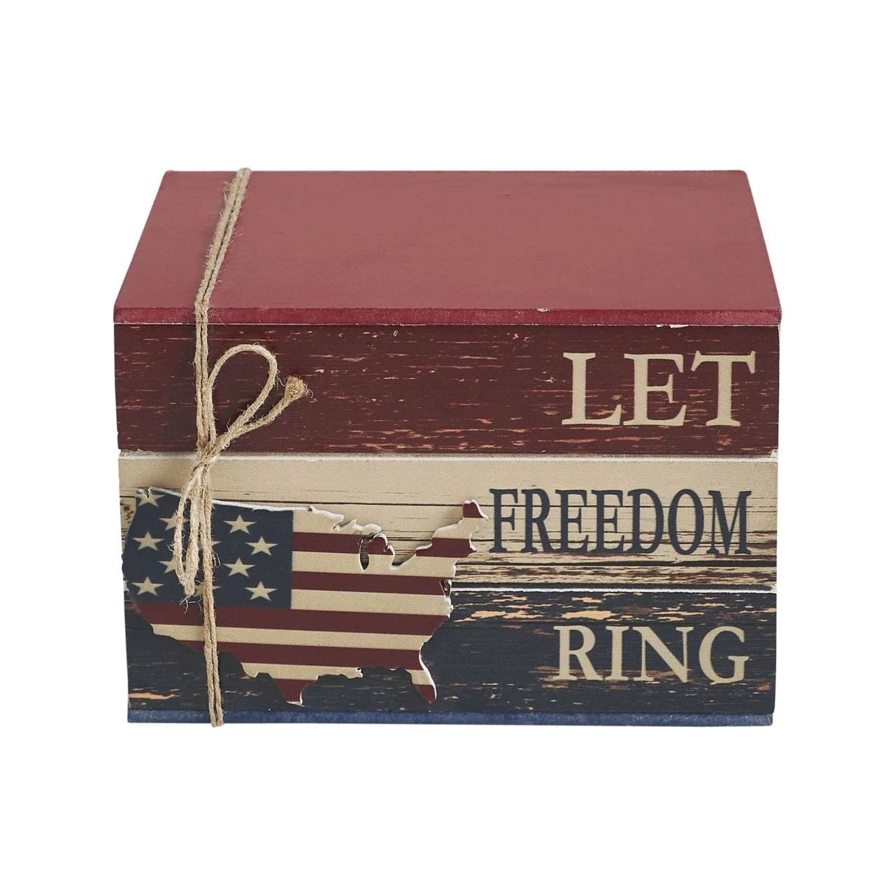 Let Freedom Ring Block Sign - 6x4 1 Let Freedom Ring Block Sign - 6x4